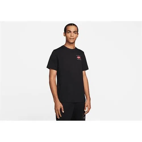 Мужская футболка с принтом Flight Essentials Nike, Schwarz