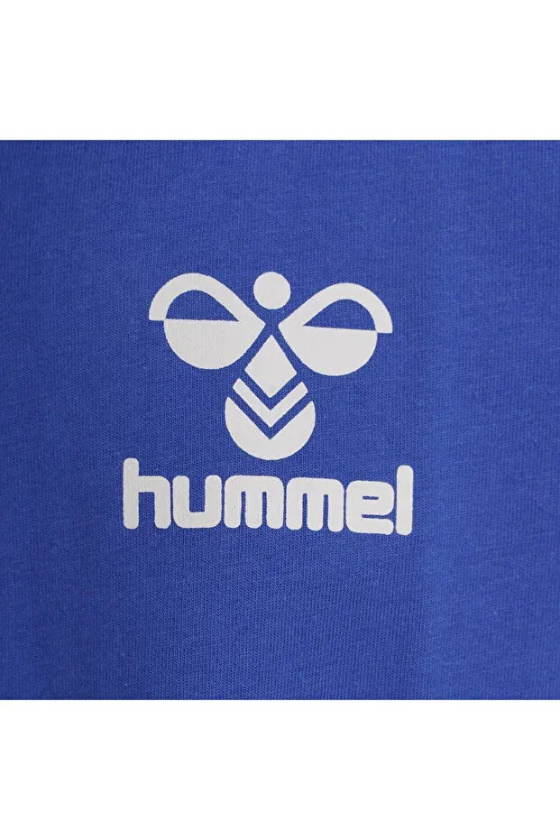 Детская футболка для мальчиков с коротким рукавом хлопковая Hummel, Blue — фото 4