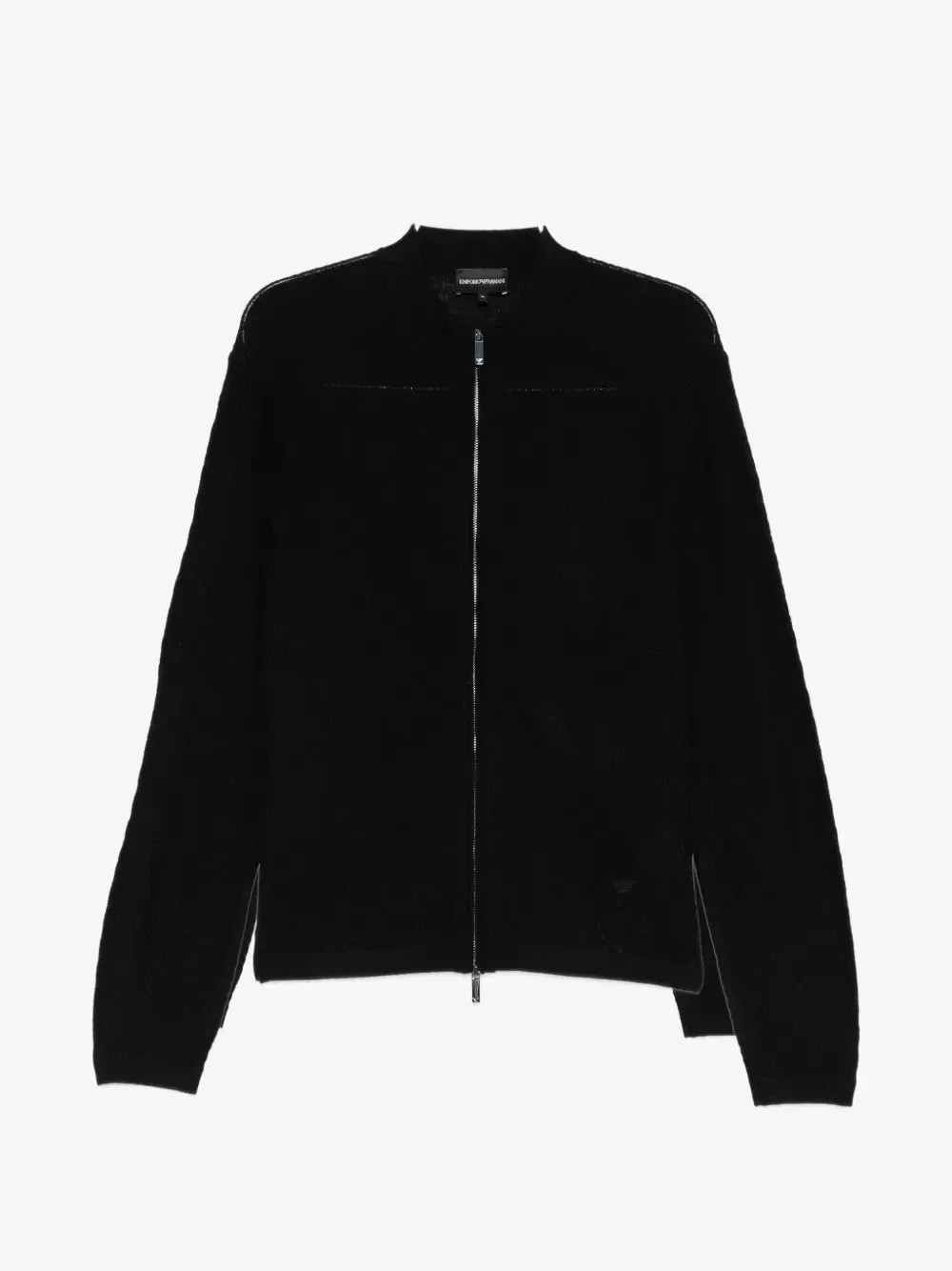 Кардиган на молнии EMPORIO ARMANI, черный
