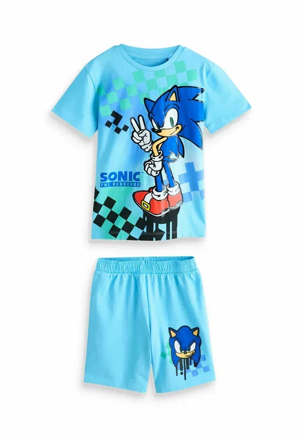 Комплект пижам из 2 предметов из хлопка Licence 2 pack set Next Blue/White Sonic, белый — фото 2