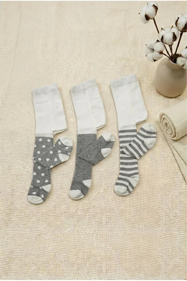 Детский комплект колготок для мальчиков хлопковый Cocole Socks, Multicolor
