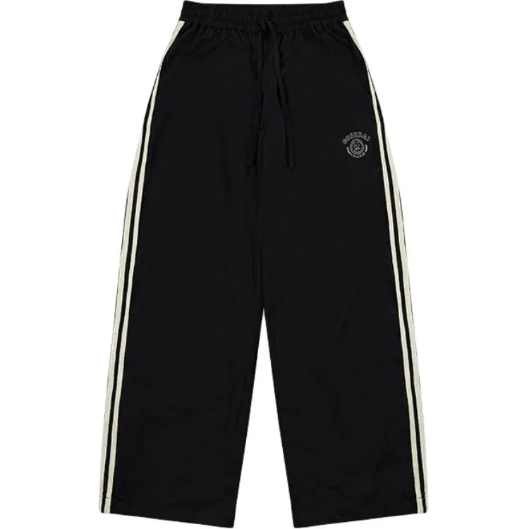 Детские брюки свободного кроя с широкой штаниной Unisex GOOD BAI, Black