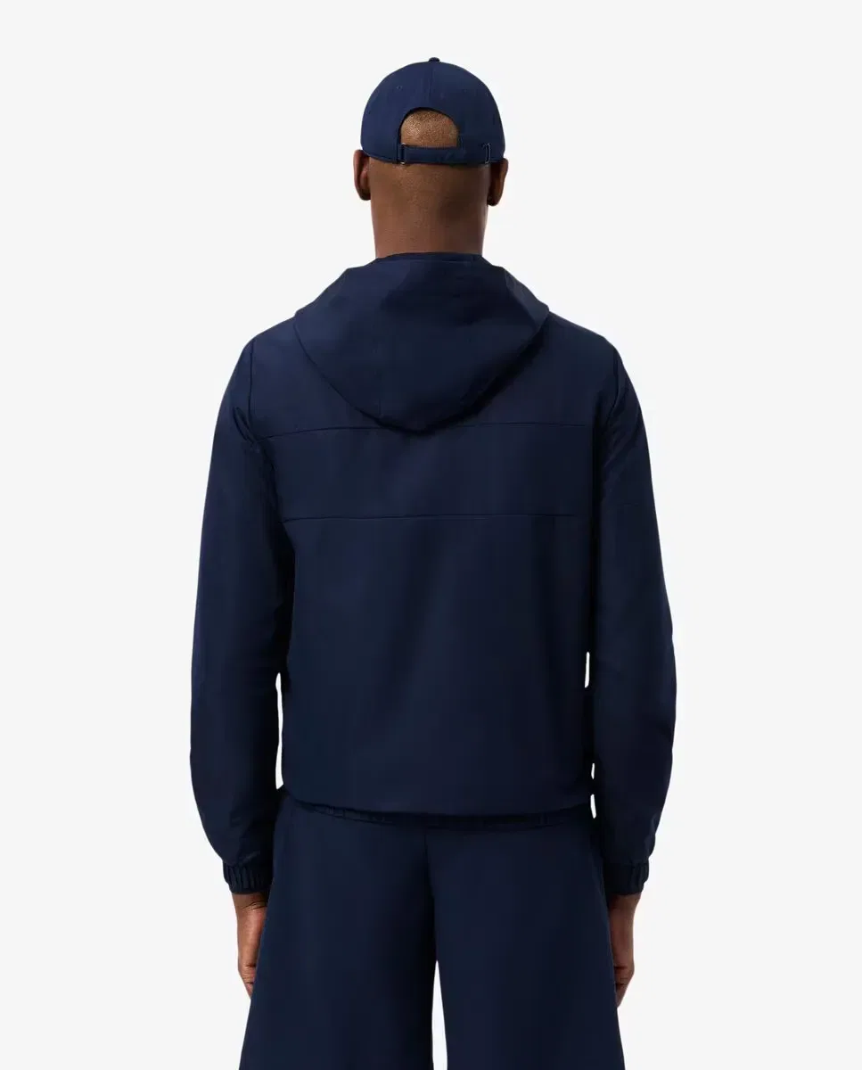 Мужская куртка-ветровка с принтом Lacoste, Цвет Azul Marino — фото 2
