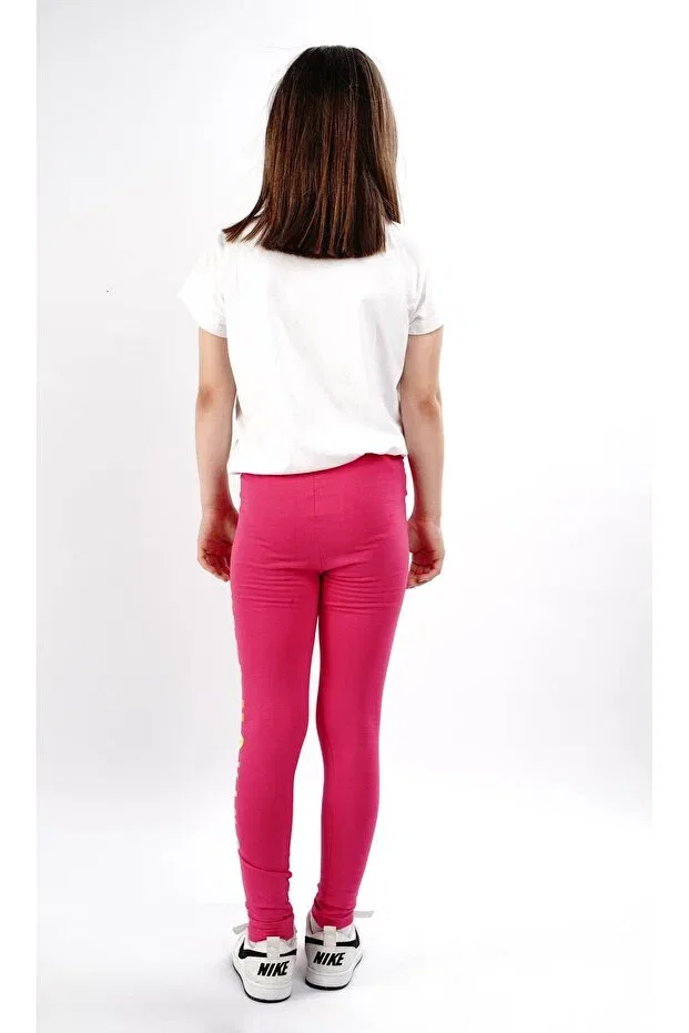 Детские леггинсы для девочек с вышивкой Lovella, Fuchsia — фото 2