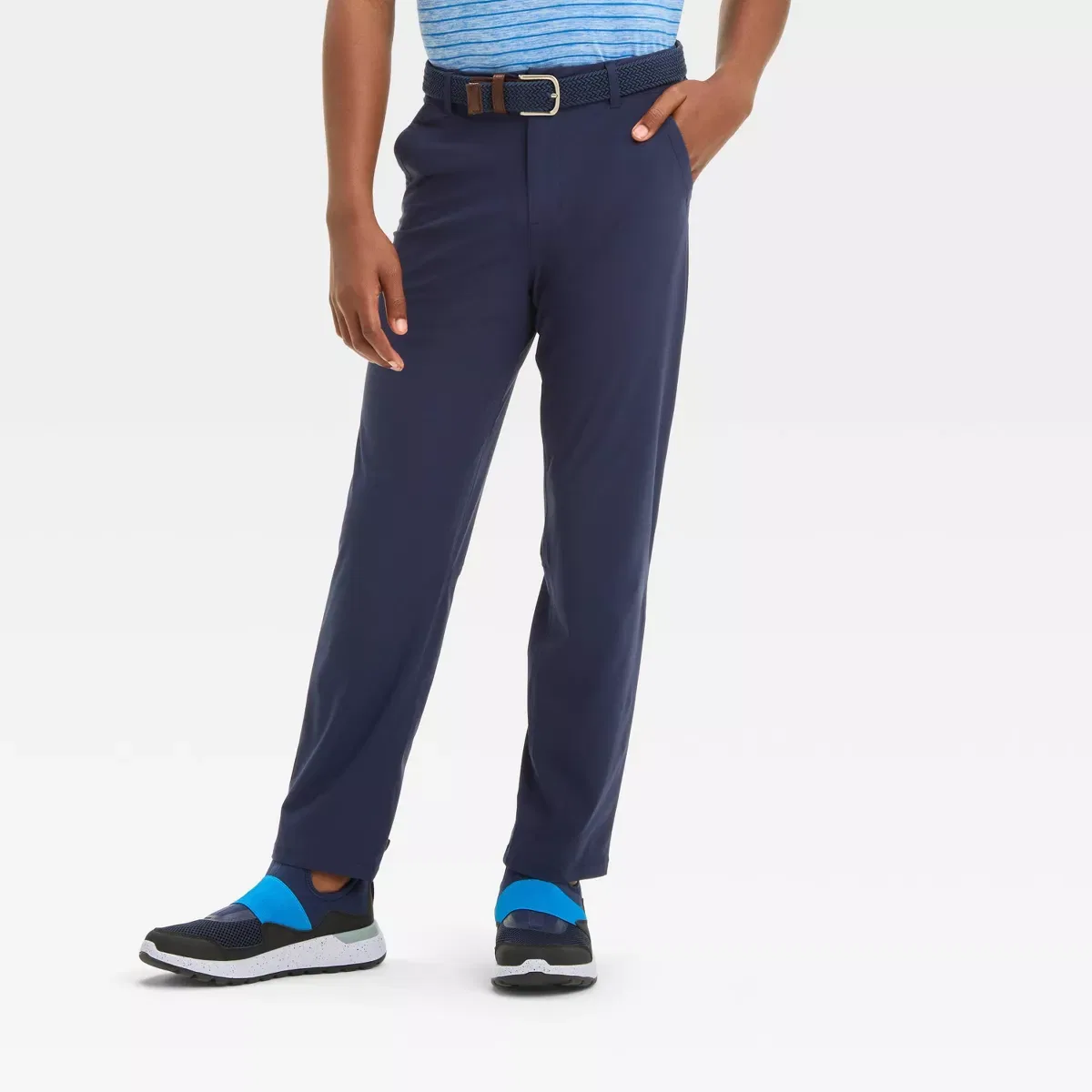 Детские брюки для мальчиков из трикотажа All In Motion, Navy Blue