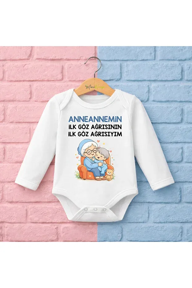 Детское боди для мальчиков хлопковое Cactus Collection, Grandmother Long