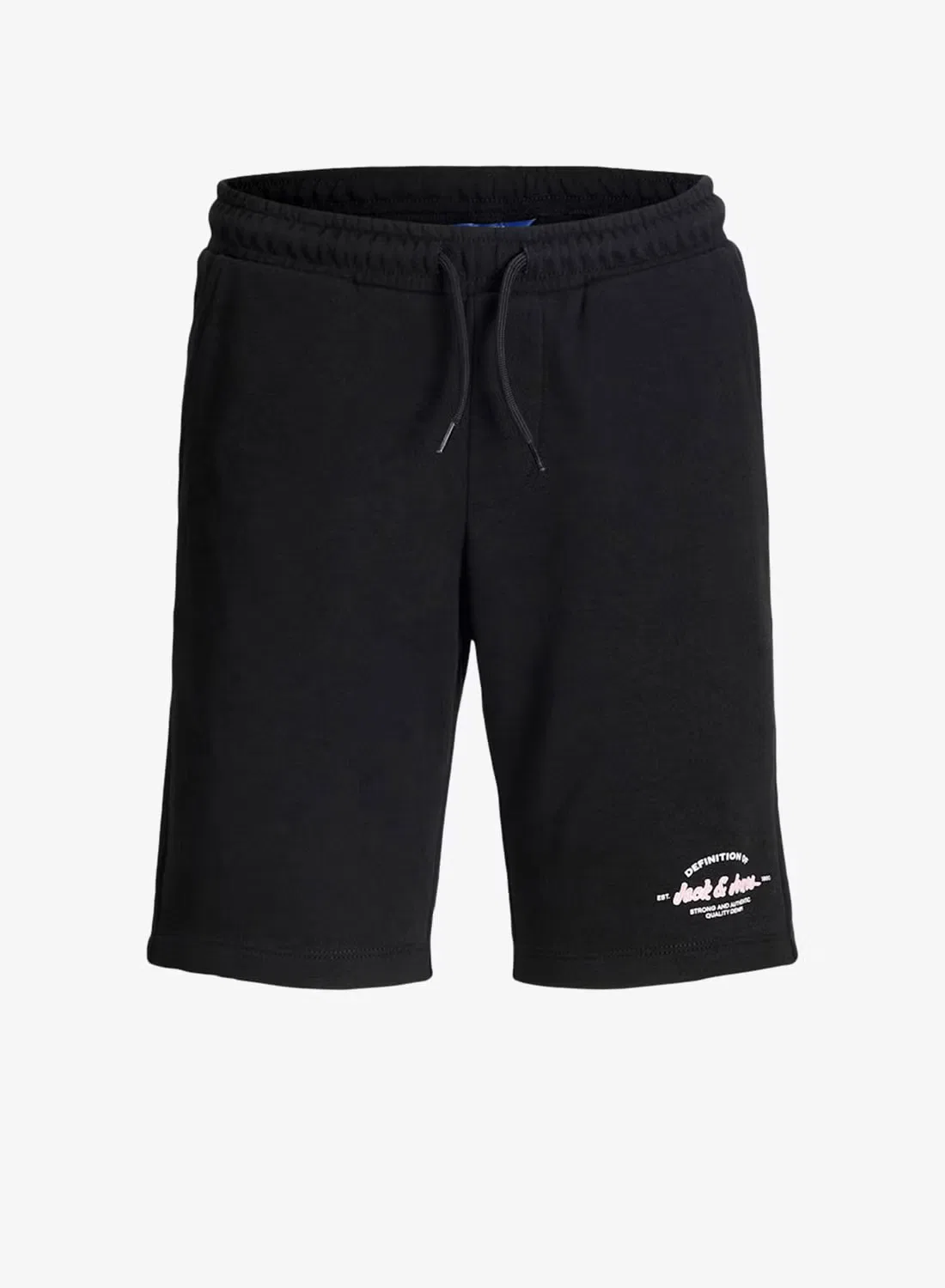 Шорты спортивные с принтом Gordon Brandon Jack & Jones Junior, черный