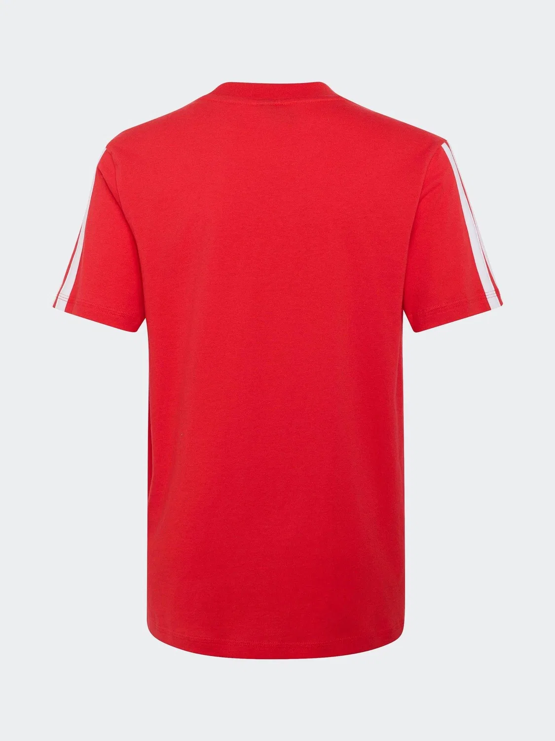 Футболка хлопковая Essentials adidas, красно-белый — фото 2