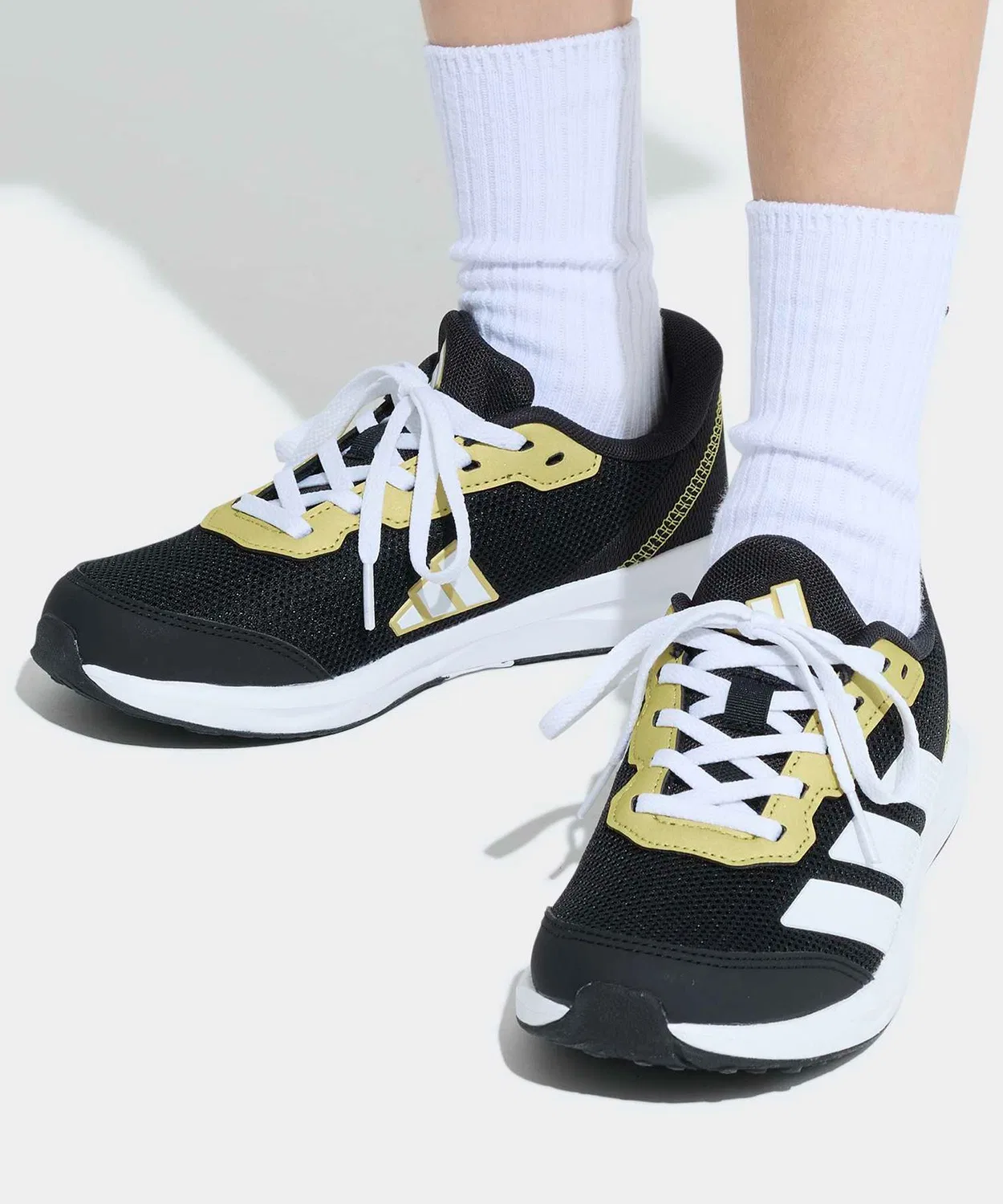 Детские кроссовки с шнуровкой, модель Faito Shoes Kids, Adidas, Black Other