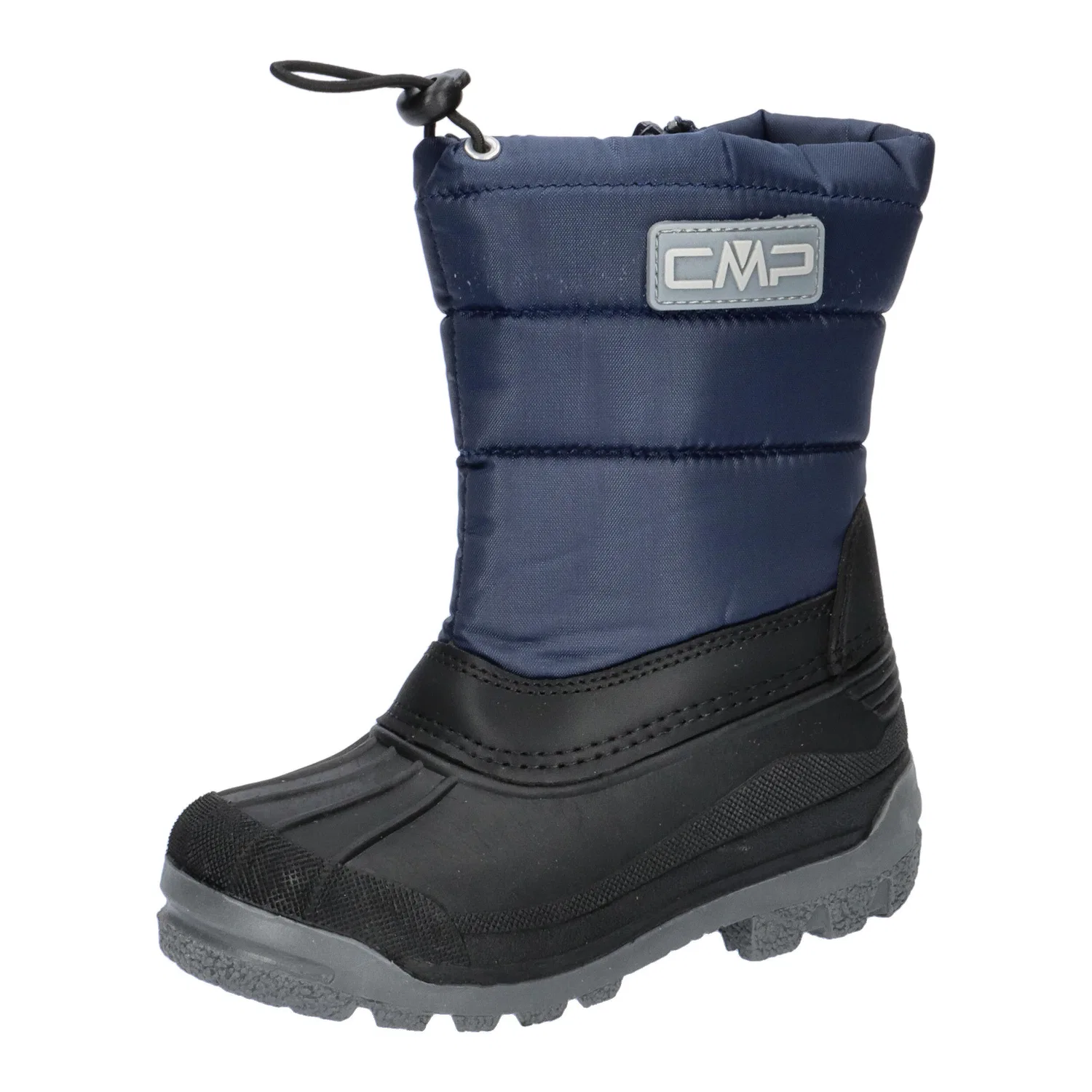 Детские зимние ботинки с принтом Sneewy Snowboots Cmp, Darkblau Schwarz Grau