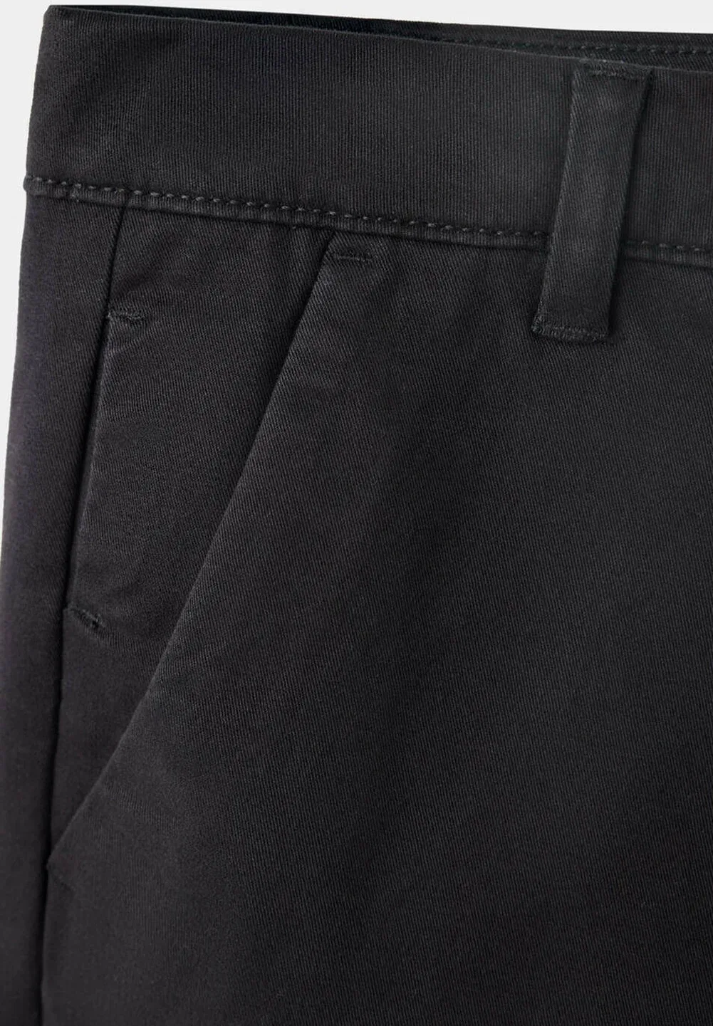 Детский - чиносы Mango Kids, Black — фото 3