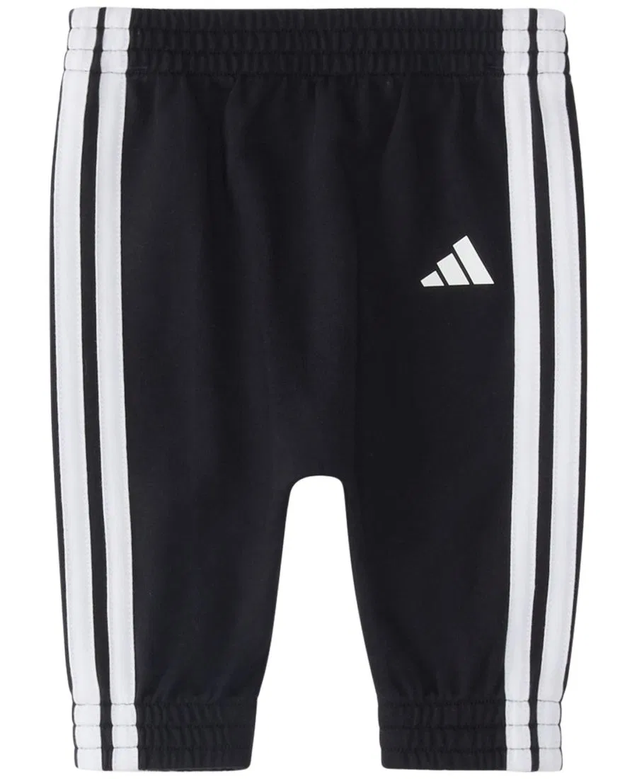 Комплект из боди с длинным рукавом и брюк adidas, Light Gray — фото 4
