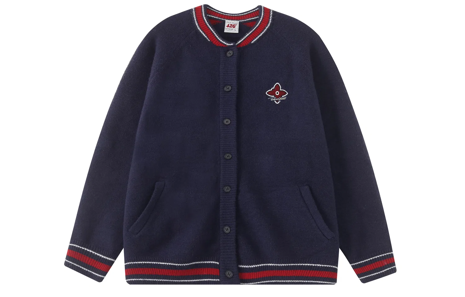 Детский свитер с круглым вырезом Navy Blue F426
