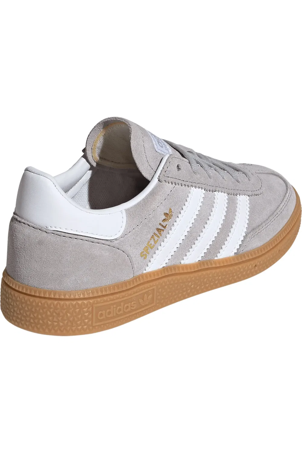 Кроссовки детские для гандбола Handball Spezial adidas, Grey/White/Gum — фото 2
