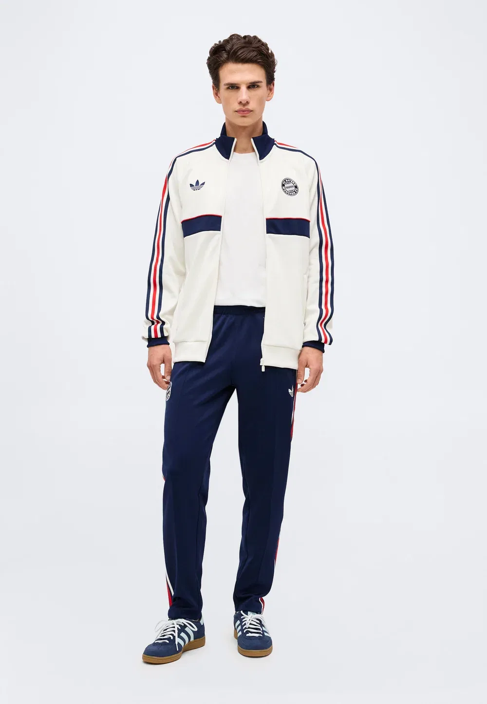 Спортивные штаны ФК Бавария Мюнхен - клубная одежда Adidas Originals, Night Indigo — фото 2