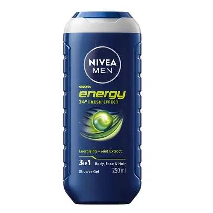 Гель для душа освежающий Nivea Men, 250 мл
