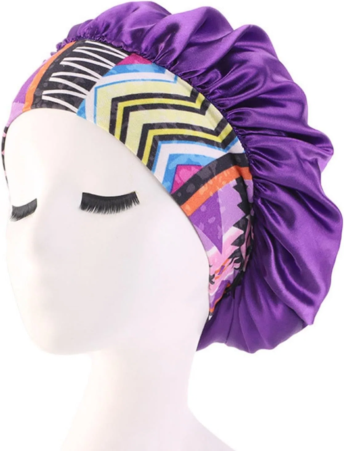 Шапочка для сна Satin Bonnet, фиолетовый Generic