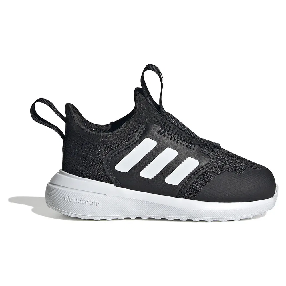 Детские кроссовки для девочек с бесшнуровой конструкцией Tensaur Comfort Adidas, Black