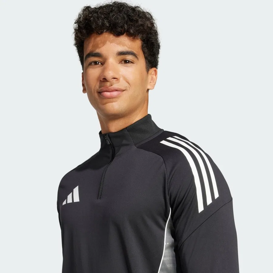 Футболка с длинным рукавом Tiro 25 Competition Training Top adidas, Черный — фото 4
