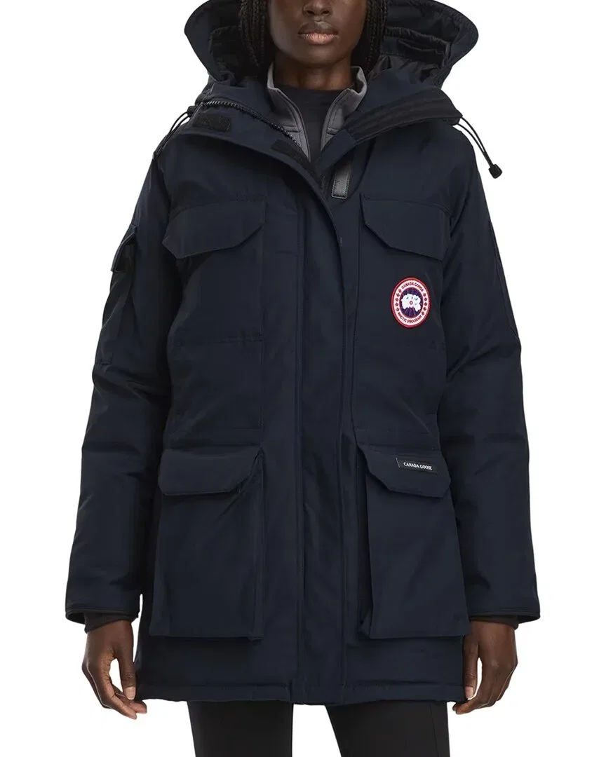 Женский пуховик с капюшоном Expedition Down Parka Canada Goose, синий