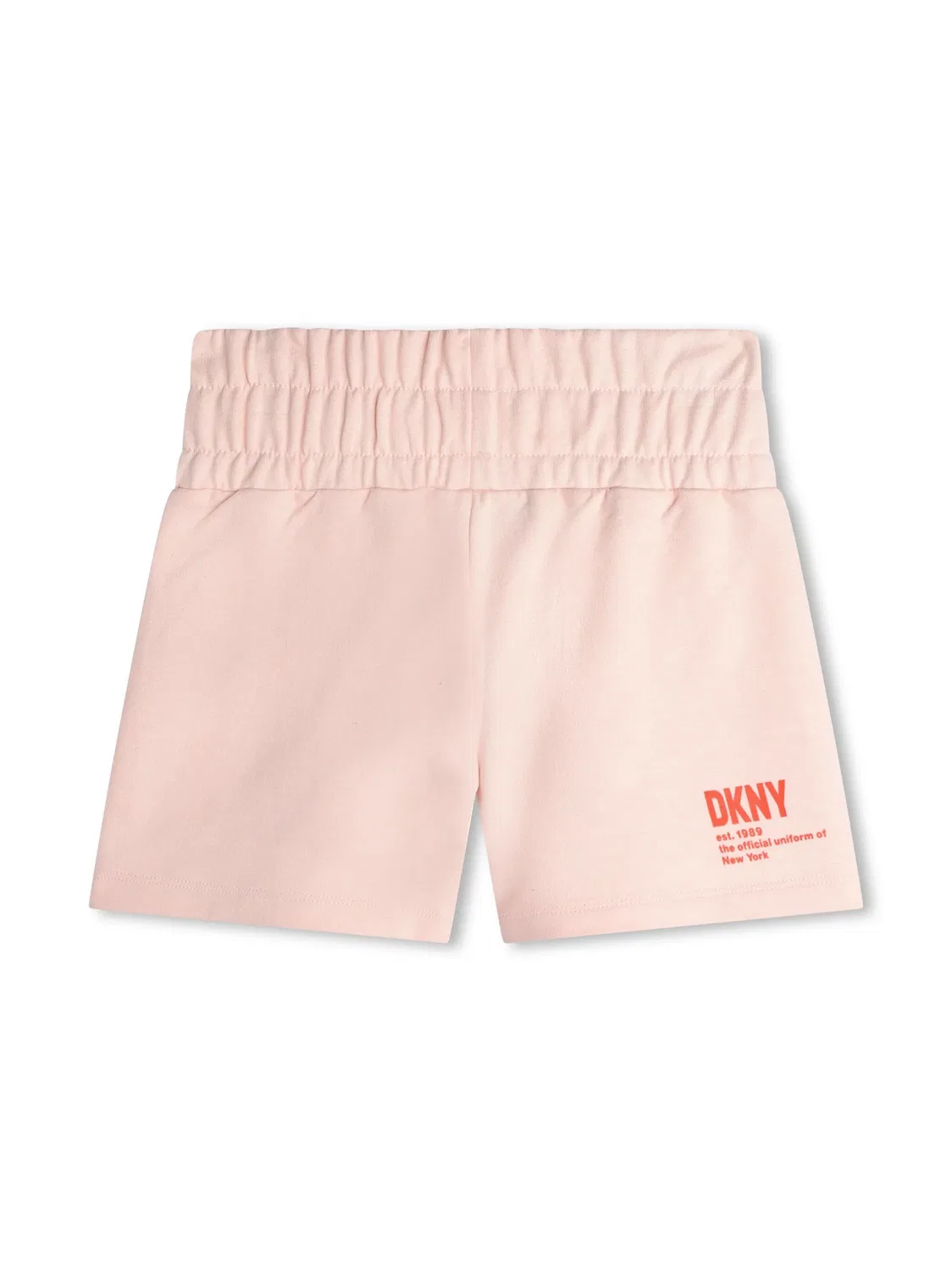 Шорты с логотипом из хлопка DKNY, светло-розовый — фото 2