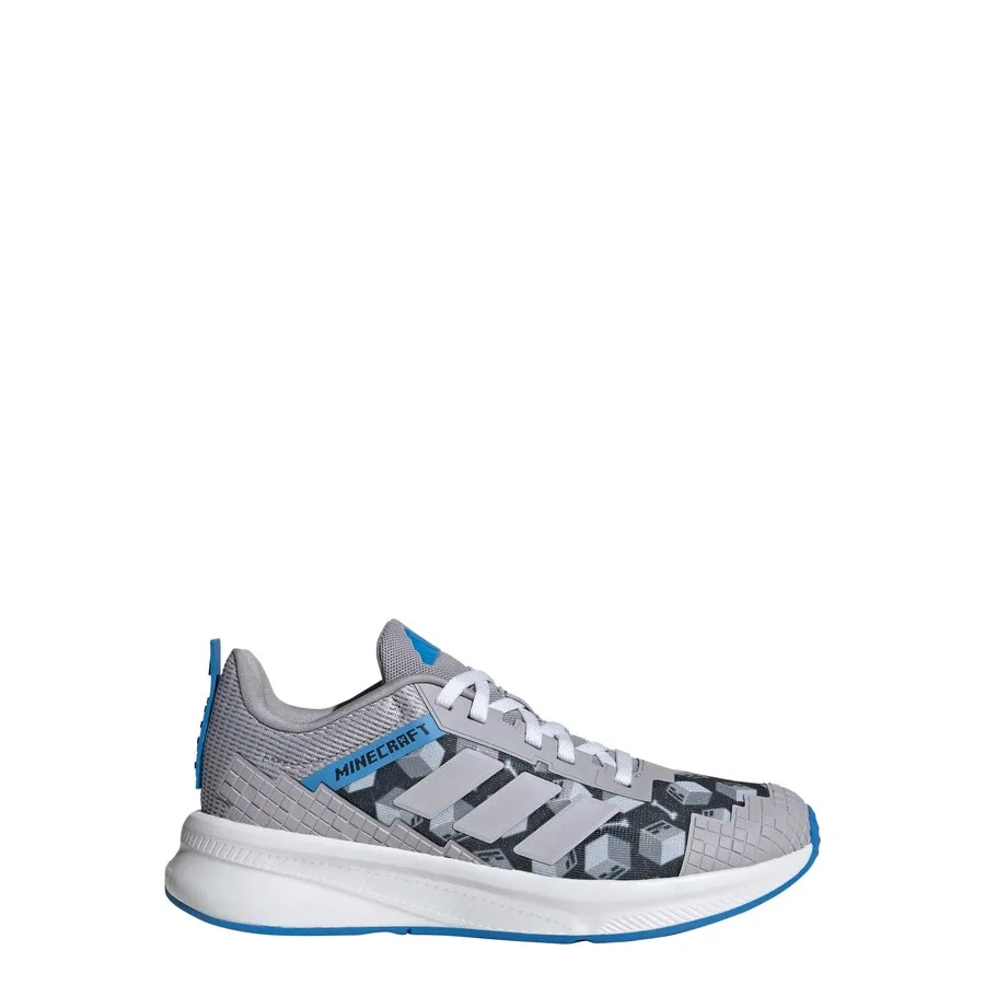 Спортивные кроссовки ADIDAS SPORTSWEAR 'Minecraft Fortarun 4.0' серого и антрацитового цвета — фото 2