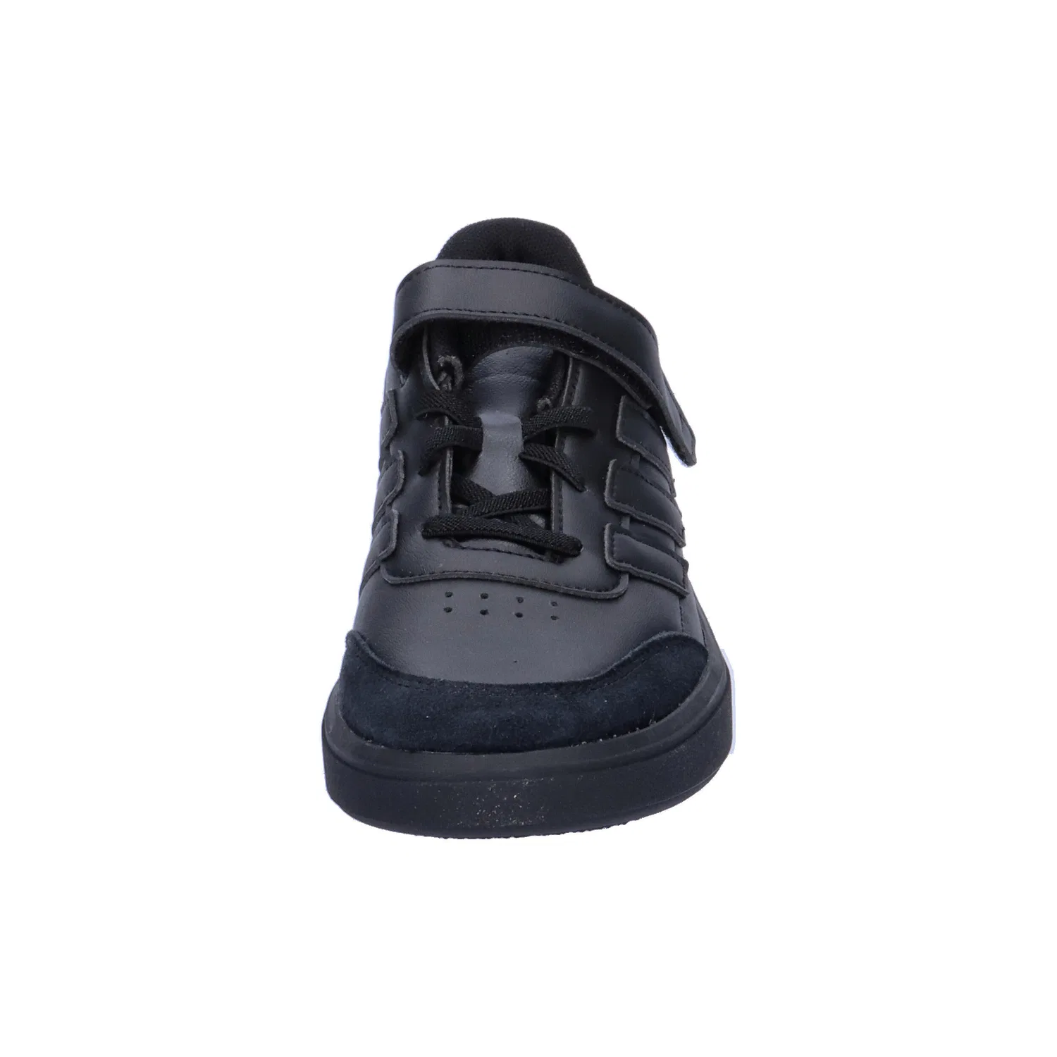 Детские кроссовки с липучкой COURTBLOCK EL C Adidas, Schwarz — фото 3