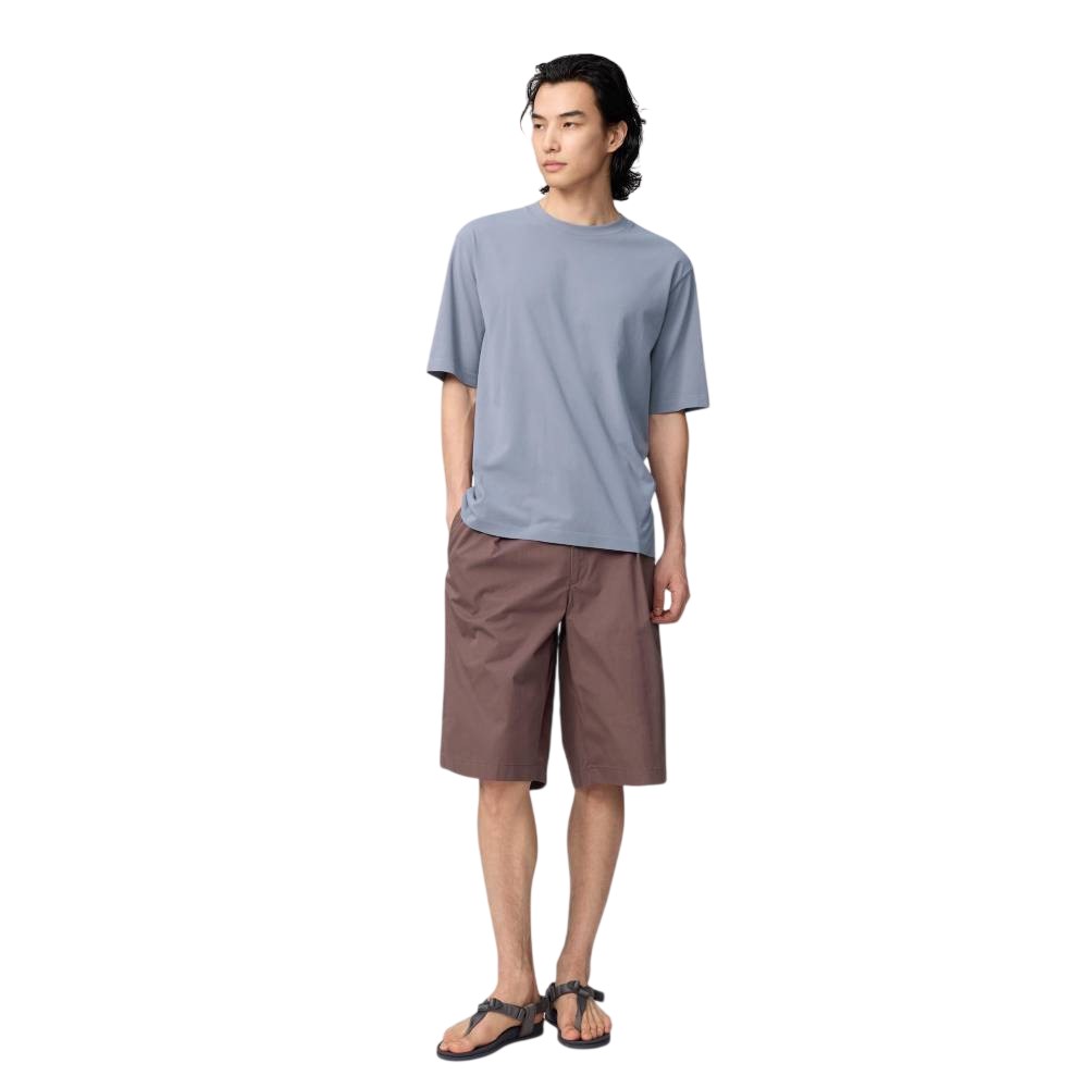Футболка Uniqlo Dry EX Crew Neck Unisex, 62 синий — фото 4