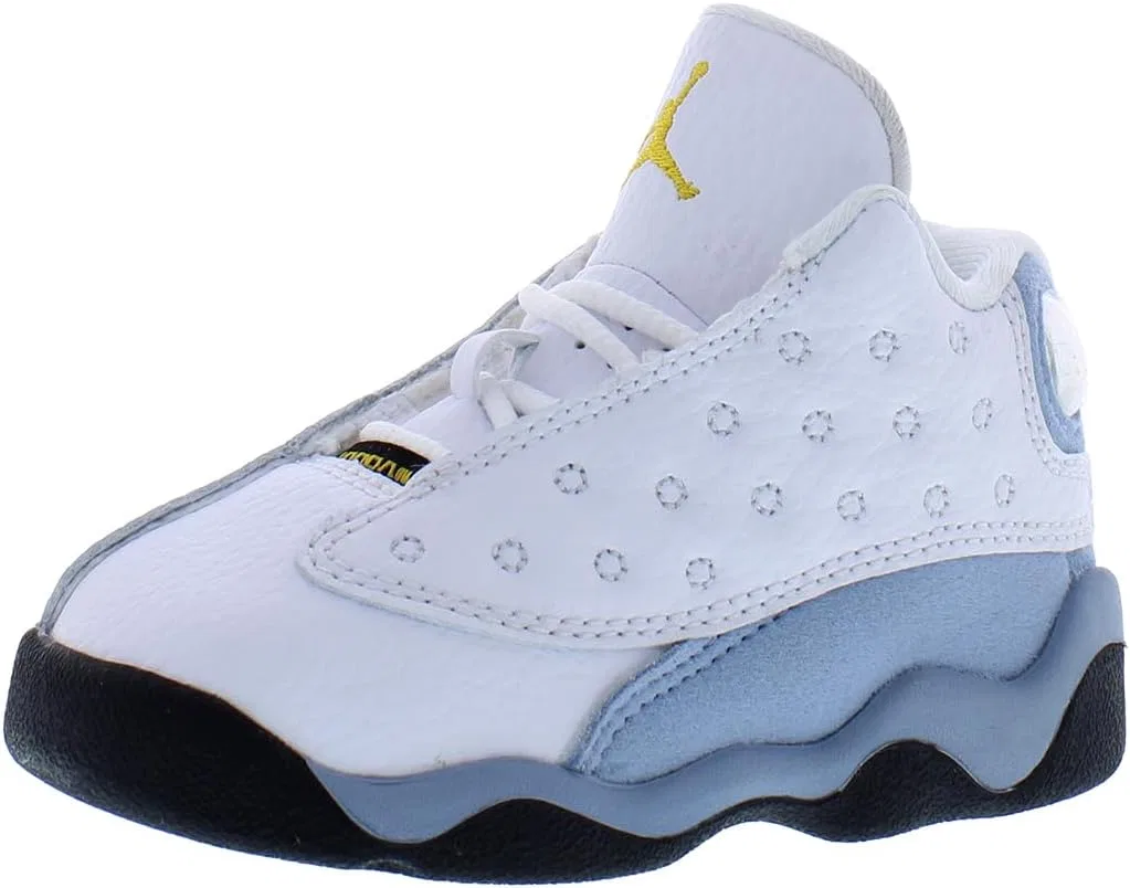Детские кроссовки для мальчиков Air 13 Retro Gs Hyper Royal Nike, White/Yellow Ochre/Blue Grey-White