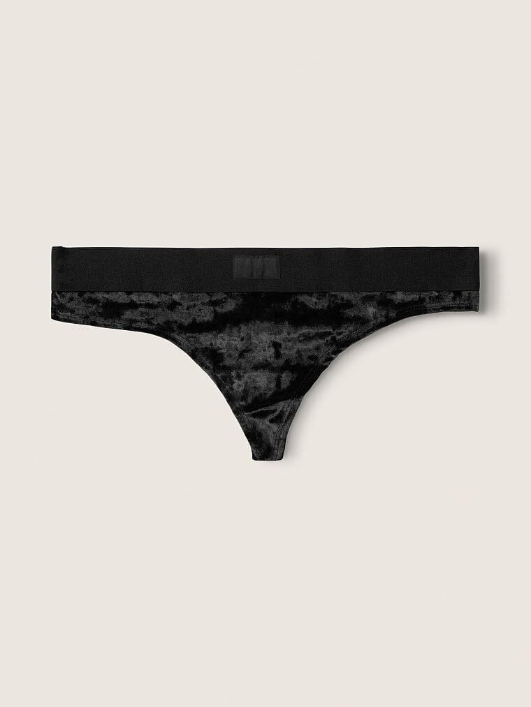 

Трусы Pink Velvet Thong, чёрный