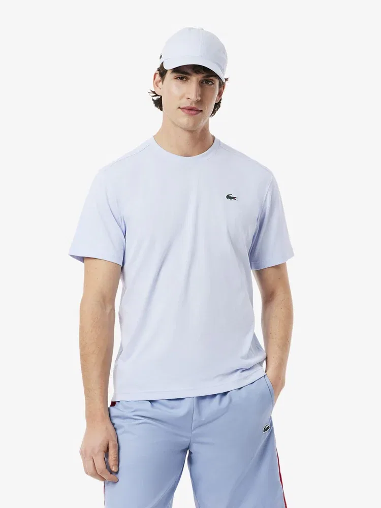Футболка с коротким рукавом базовая тренировочная TH7618 LACOSTE, Lavender