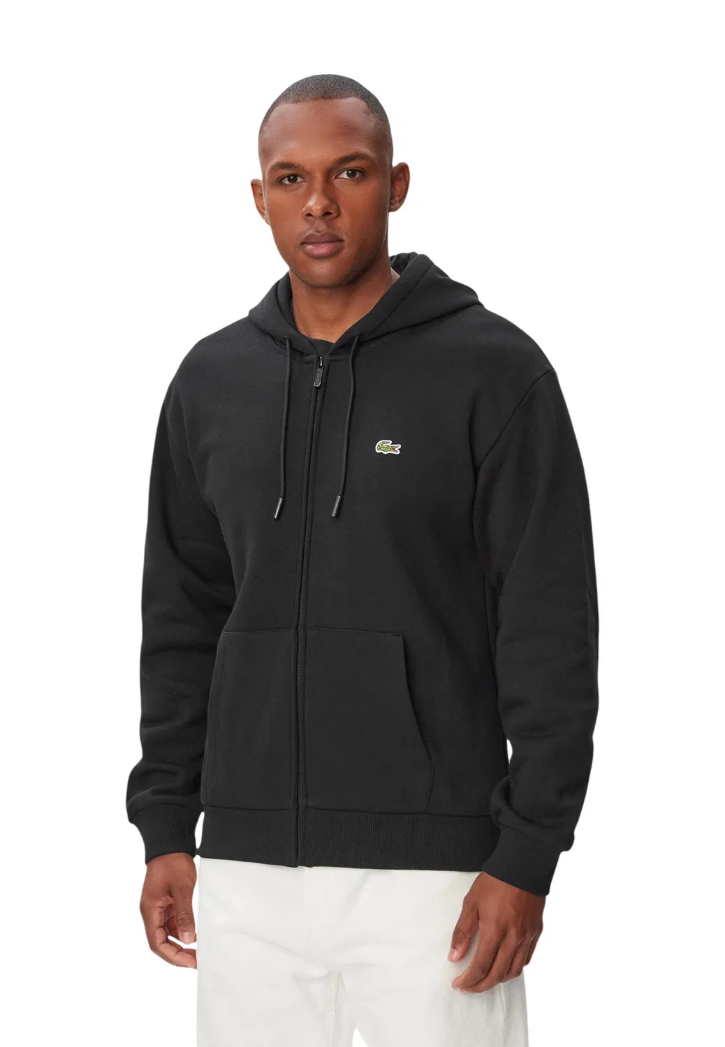 Мужской свитшот с капюшоном Lacoste, Black