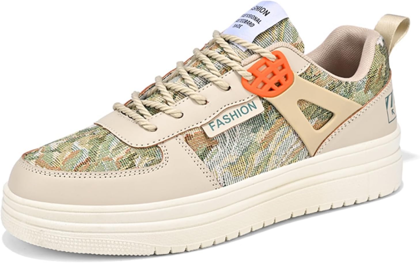 

Мужские модные кожаные кроссовки с трендовыми узорами, низкие, с нескользящей подошвой, для скейтбординга, стильные кроссовки, повседневная обувь для прогулок Netehadi, зеленый