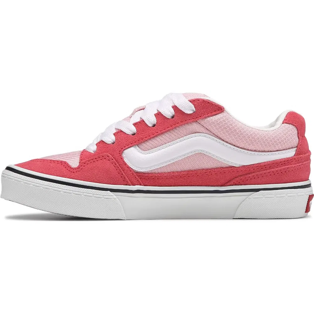 Детские скейтбордистские кроссовки Caldrone Vans, Pink/White — фото 3