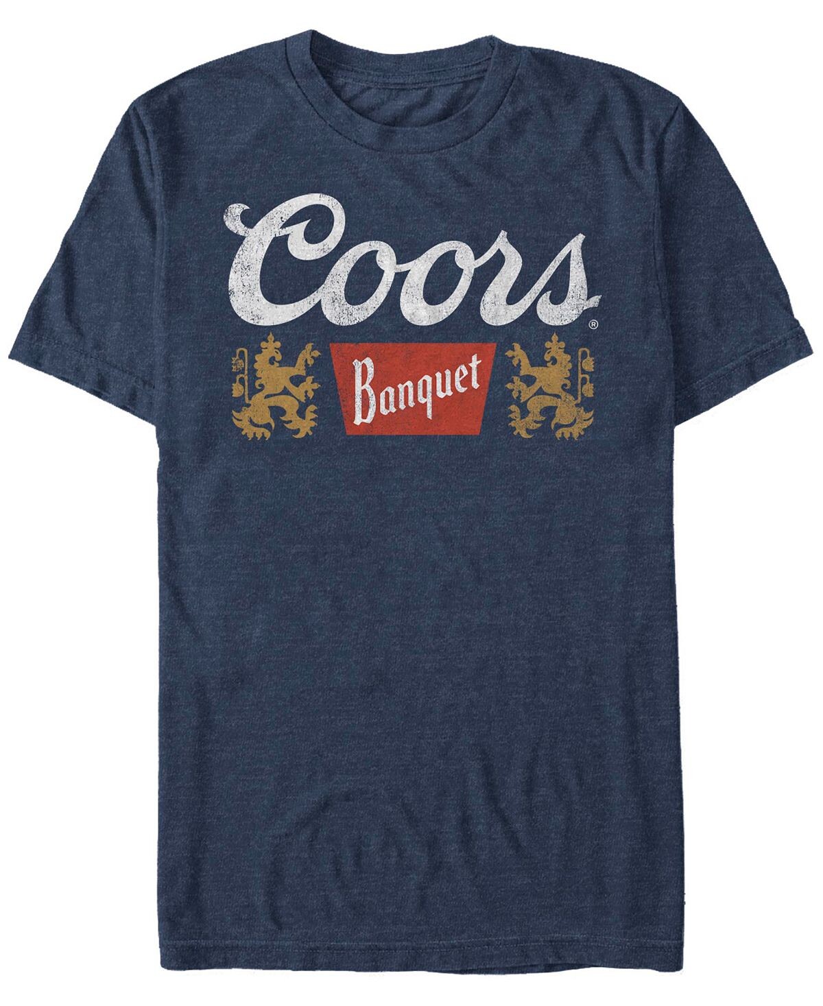 

Мужская классическая футболка с коротким рукавом coors brewing company Fifth Sun, синий