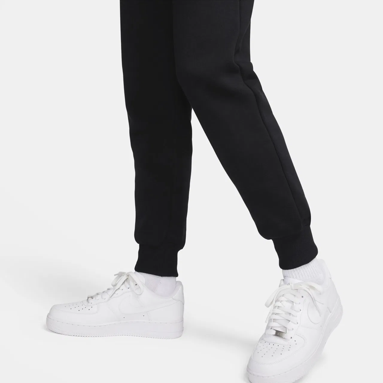 Женские брюки Phoenix Fleece MR Nike, цвет Black/Sail — фото 4