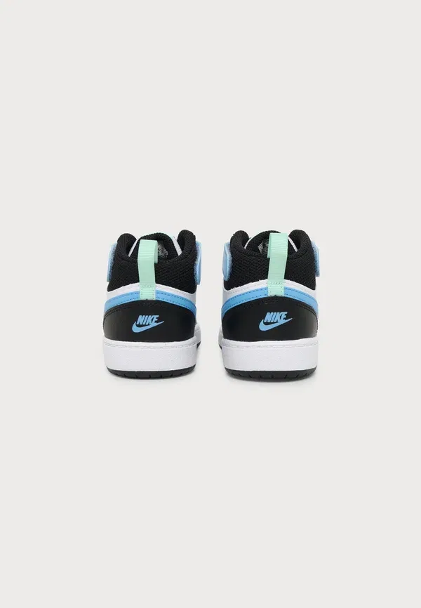Кроссовки дышащие Court Borough Unisex от Nike Sportswear, белый, Football Blue, Black, Arctic Green — фото 3