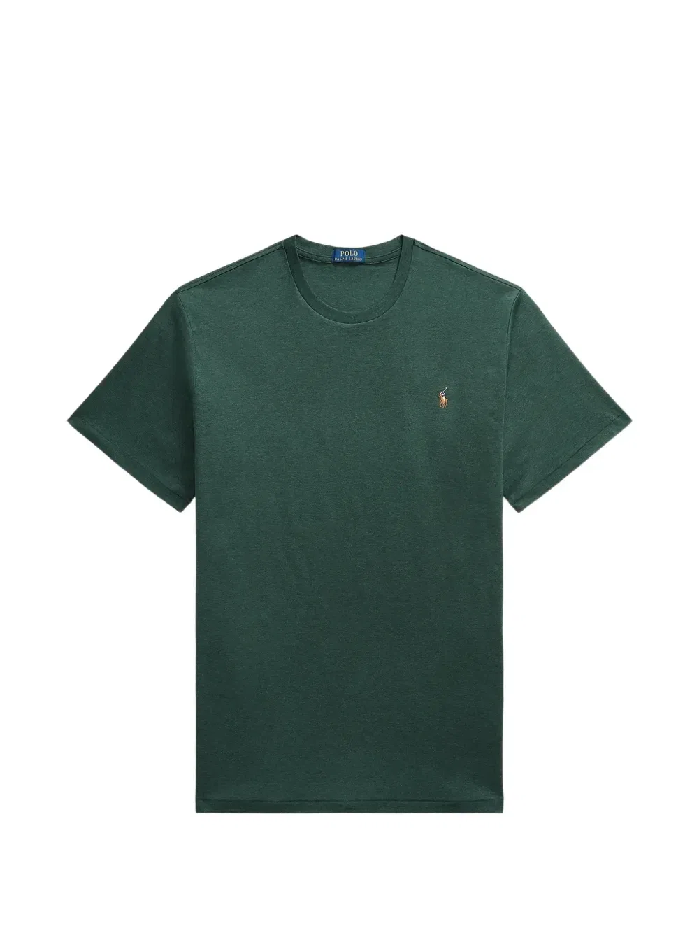 Футболка с круглым вырезом из мягкого хлопка POLO RALPH LAUREN, зеленый