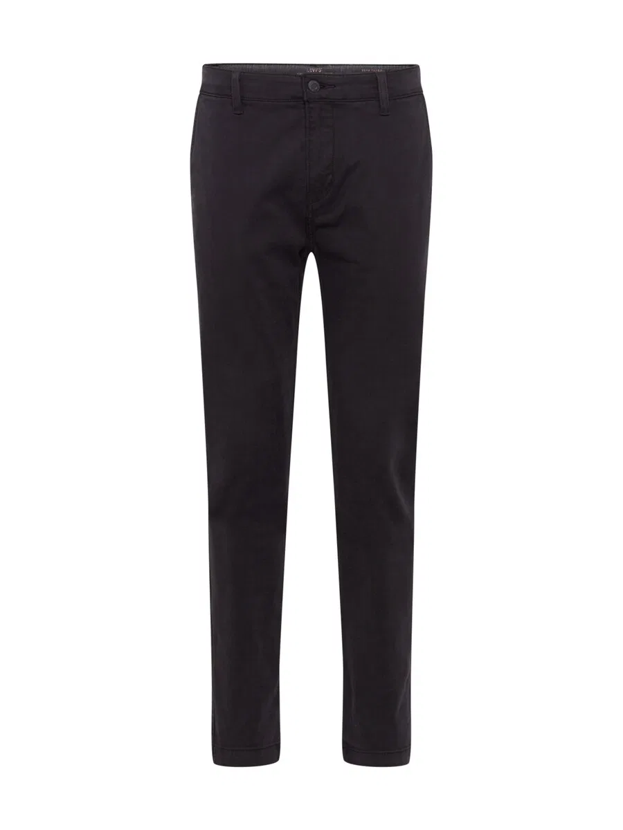 Брюки-чиносы LEVI'S Slim fit 'XX Chino Slim II' черного цвета