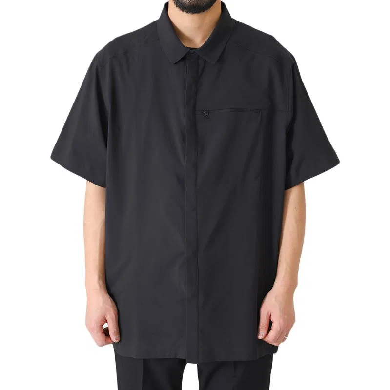 Мужская рубашка в ретро-спортивном стиле Arcteryx, Dark Blue/Tui — фото 4