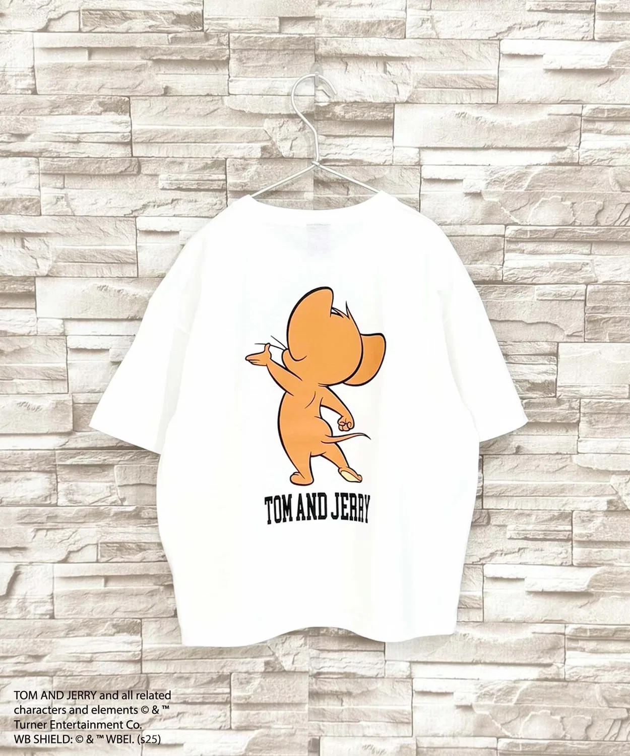 Детская футболка оверсайз с принтом Tom and Jerry TOM&JERRY, Серый — фото 2