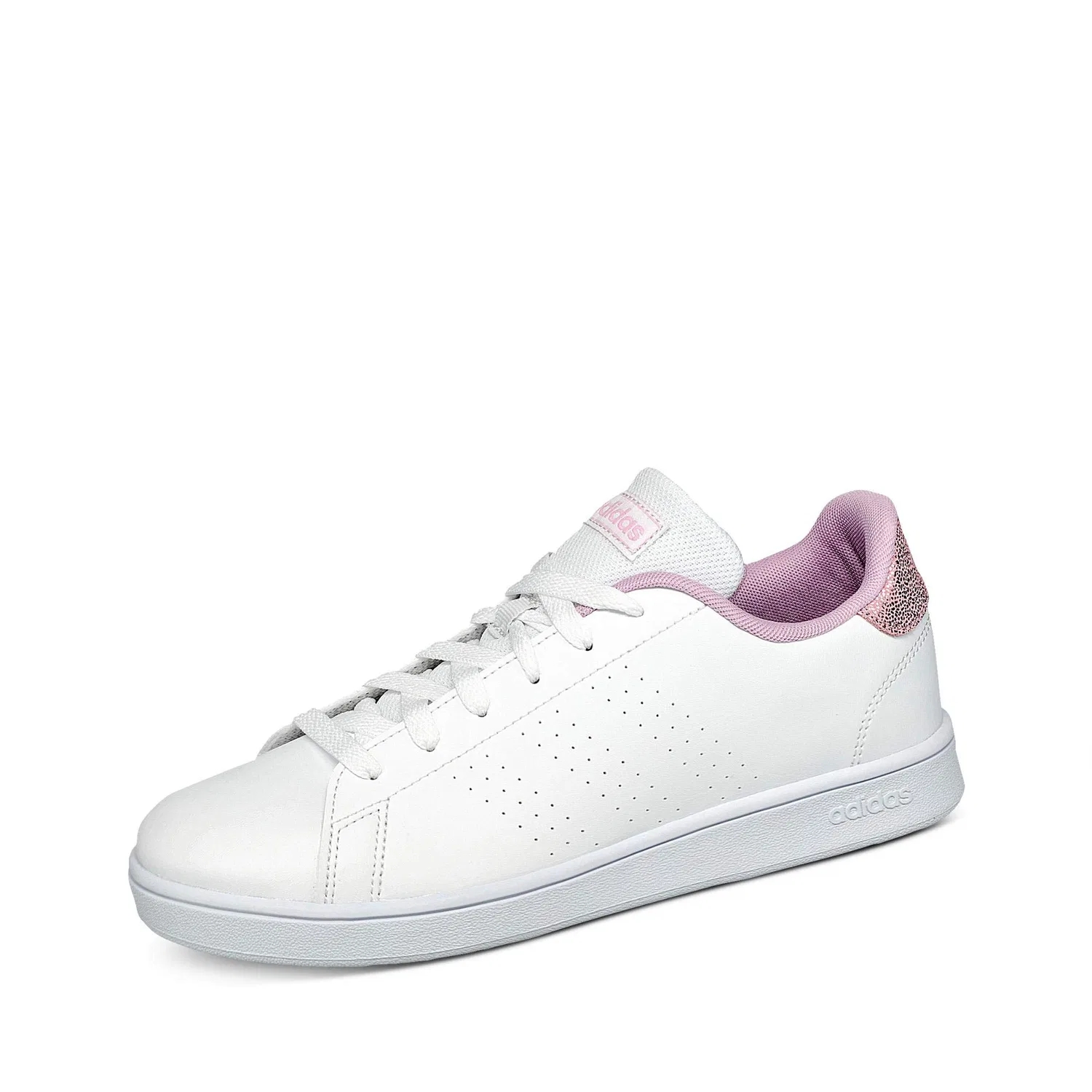 Детские кроссовки с полосками Advantage K Adidas, Cloud White Cloud White Grey Two