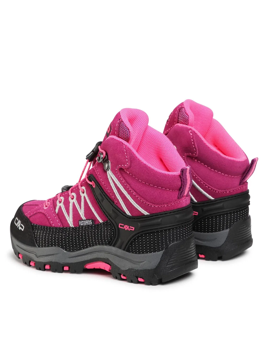 Трекинговые ботинки для девочки Kids Rigel Mid Wp Cmp, розовый — фото 3