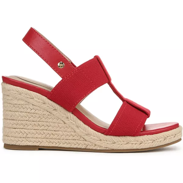 Женские эспадрильи на клиньях Tallulah Lifestride, цвет red faux leather — фото 3