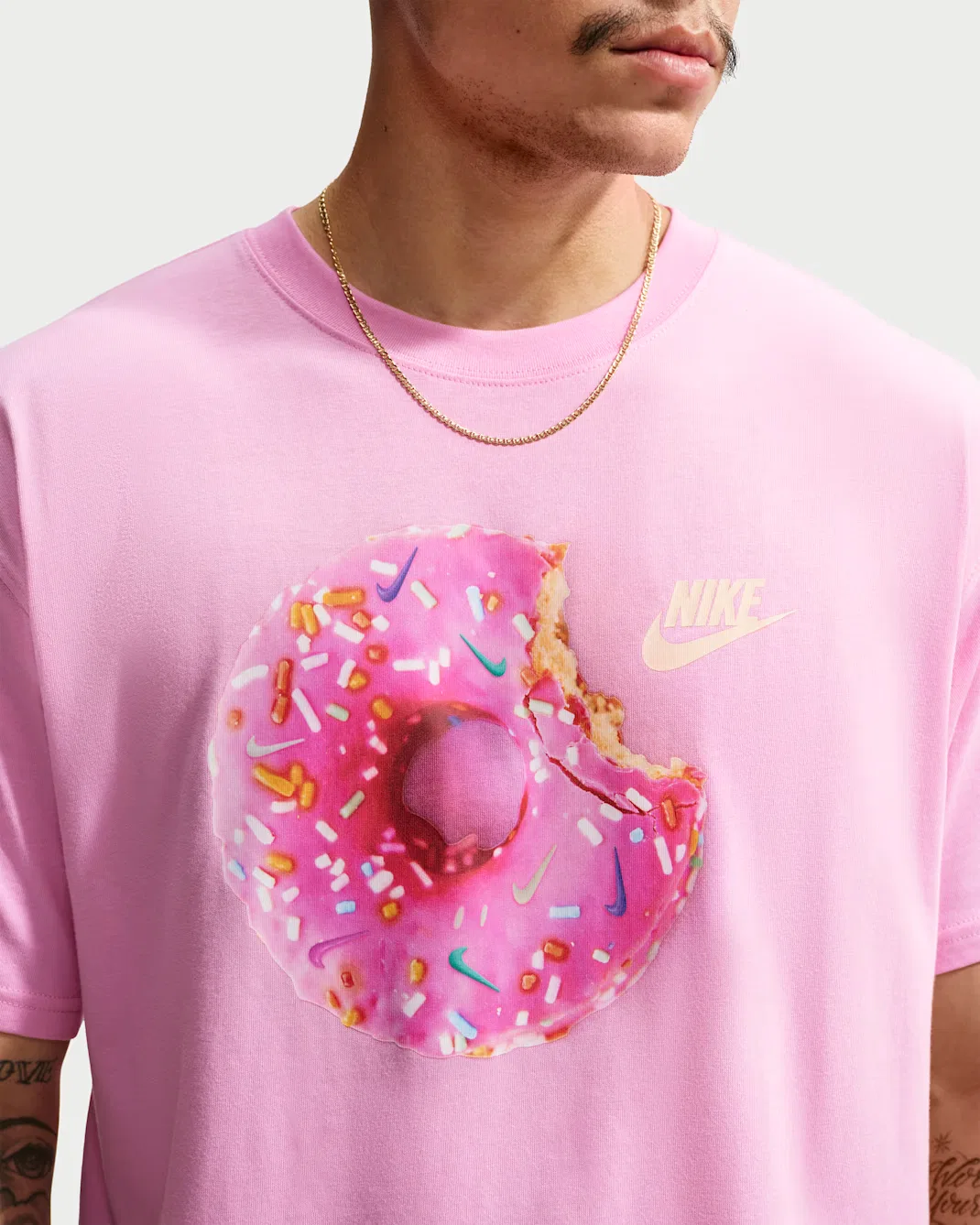 Мужская футболка Nike Sportswear "Donut", Pink Rise — фото 3