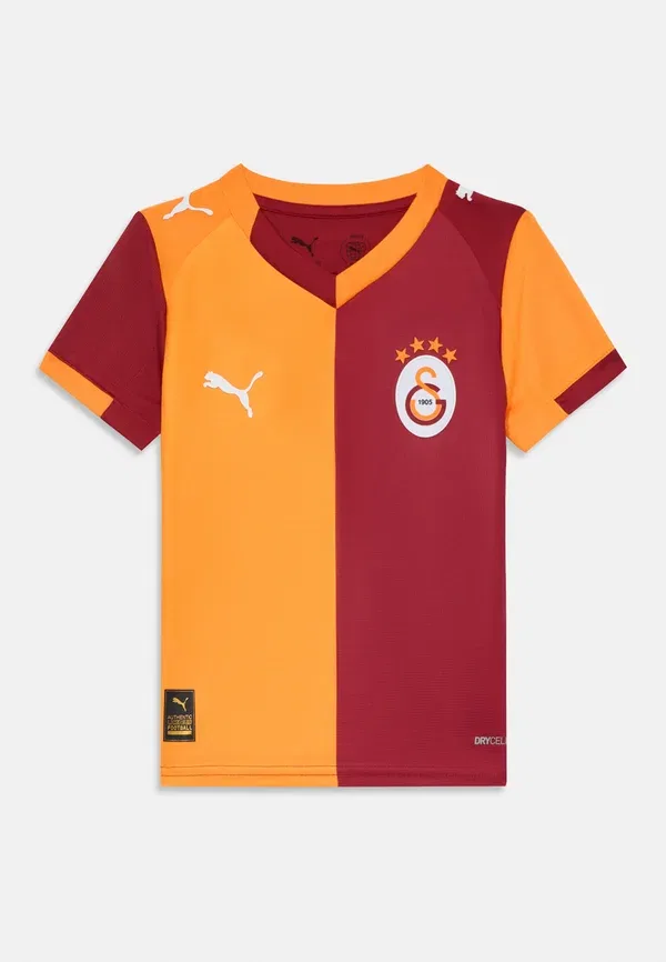 Футболка с V-образным вырезом Gsk Home Replica Sponsor Unisex Puma Red Rhythm, Intense Orange, красный/оранжевый