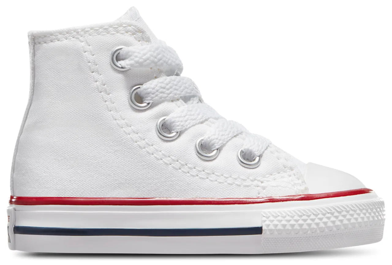 Кроссовки для мальчиков All Star High Top Converse, цвет White/Optical White — фото 4
