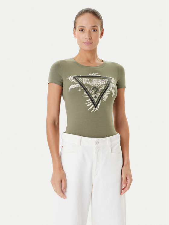 

Футболка regular fit W5YI13 J1314 Guess, хаки