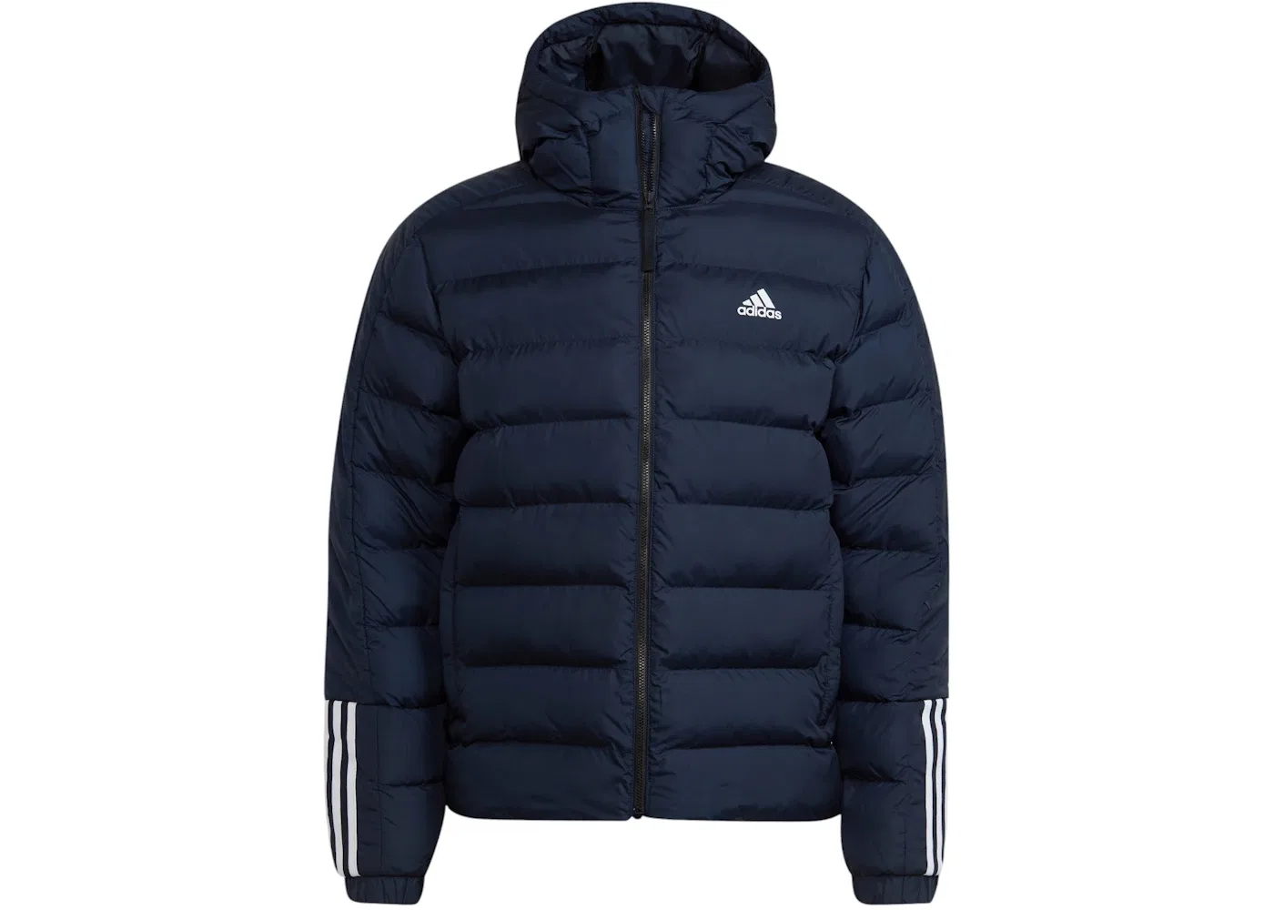 Мужская куртка с капюшоном Itavic 3-Stripes Midweight Adidas, цвет Legend Ink