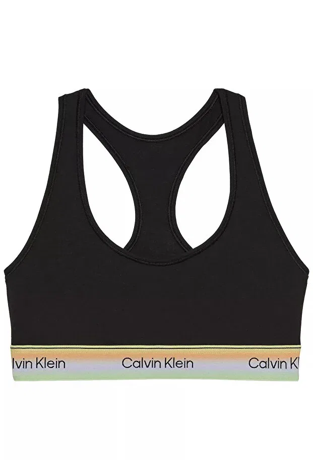 Женский бюстгальтер с принтом Calvin Klein, Black